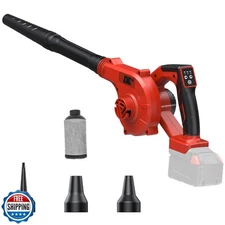 DeForce Cordless Leaf Blower for Milwaukee 18V Battery, 4 in 1 Bl