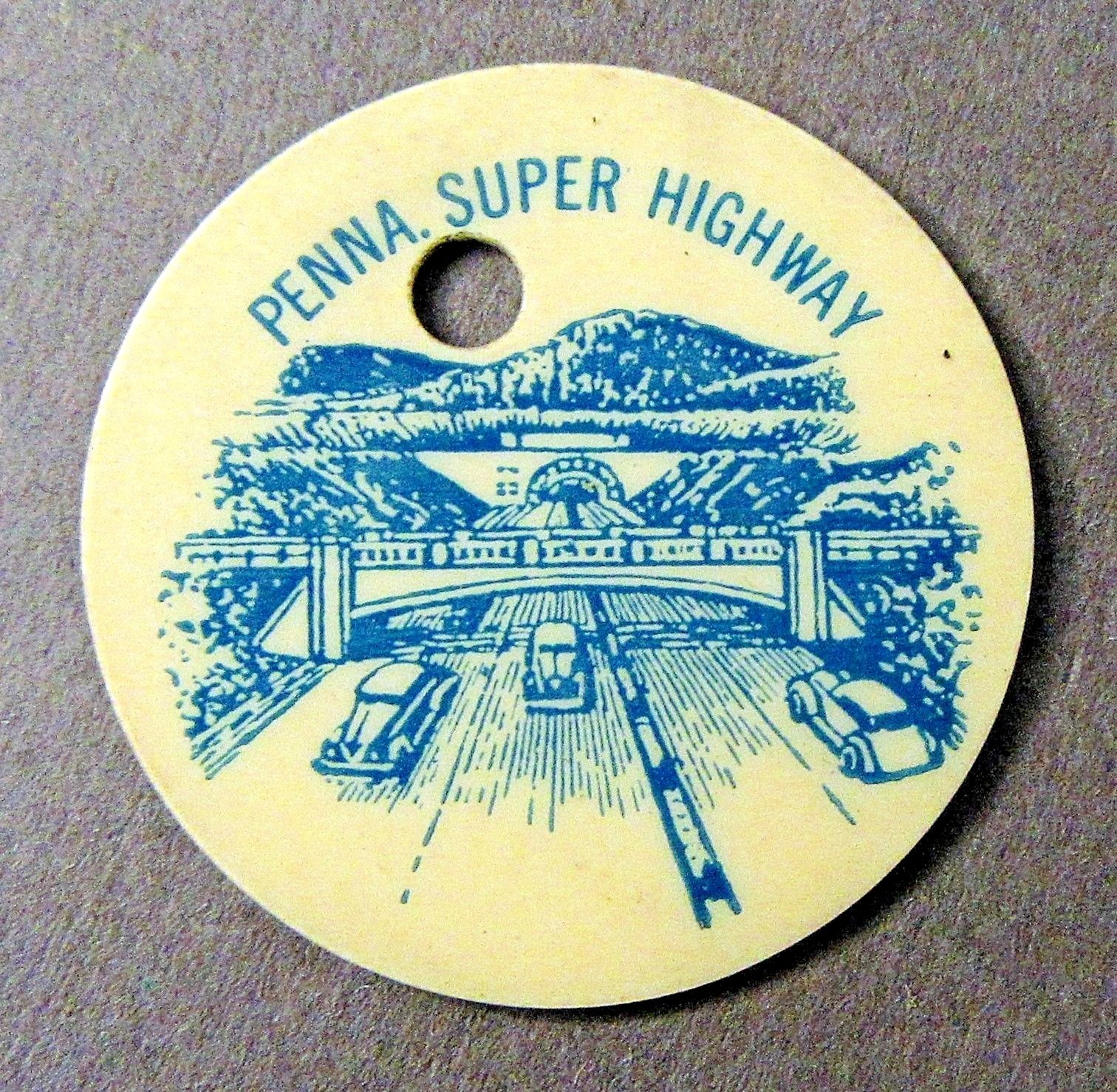 1930's celluloid PENNSYLVANIA SUPER HIGHWAY key chain keychain tool Fob + |  eBay