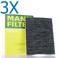 3x Mann-Filter Innenraumfilter Pollenfilter Filter Innenraumluft CU 26 001