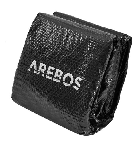 AREBOS Wärmeplane Solarfolie Solarplane Solarheizung Pool Heizung 120mic schwarz - Bild 10 von 13
