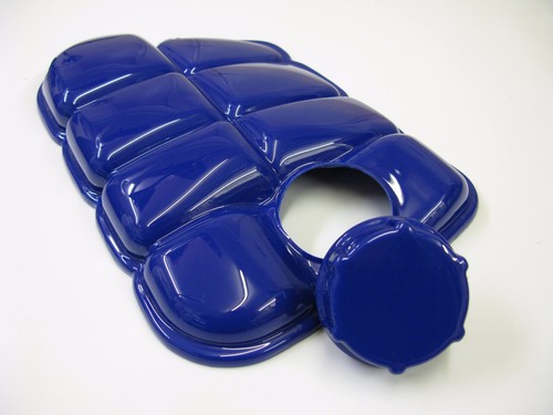 CUBIERTA Y TAPA DEL TANQUE DE CABEZA FORD FOCUS SAMCO AZUL ABS PLÁSTICO MK3 RS ST - Imagen 3 de 5
