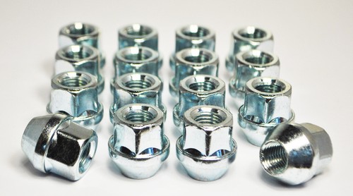 Set Di 16 X M12 X 1.25, Dadi In Lega Esagonali A Cielo Aperto Da 19Mm (Argento)
