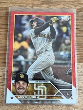 2023 Topps Series 2 #486 Austin Nola Red Foilboard /199 San Diego Padres