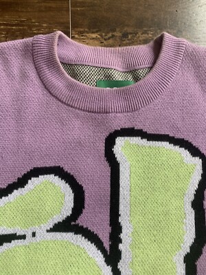 GOLF WANG スエット GOLF WANG Embroidered HAPPY Logo HOODIE White/ Green Medium
