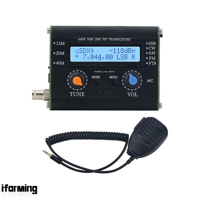 5W usDX SDR QRP Transceiver QCX-SSB to SSB 3-Band All Mode HF W/ Handheld Micro