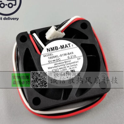 NEW   1606KL-01W-B49 Cooling fan DC5V 0.21A 3wire 40*40 #A6-29