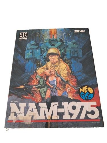 Nam-1975 NAM-1975 Neo Geo AES US English 1990 LN Except Censorship