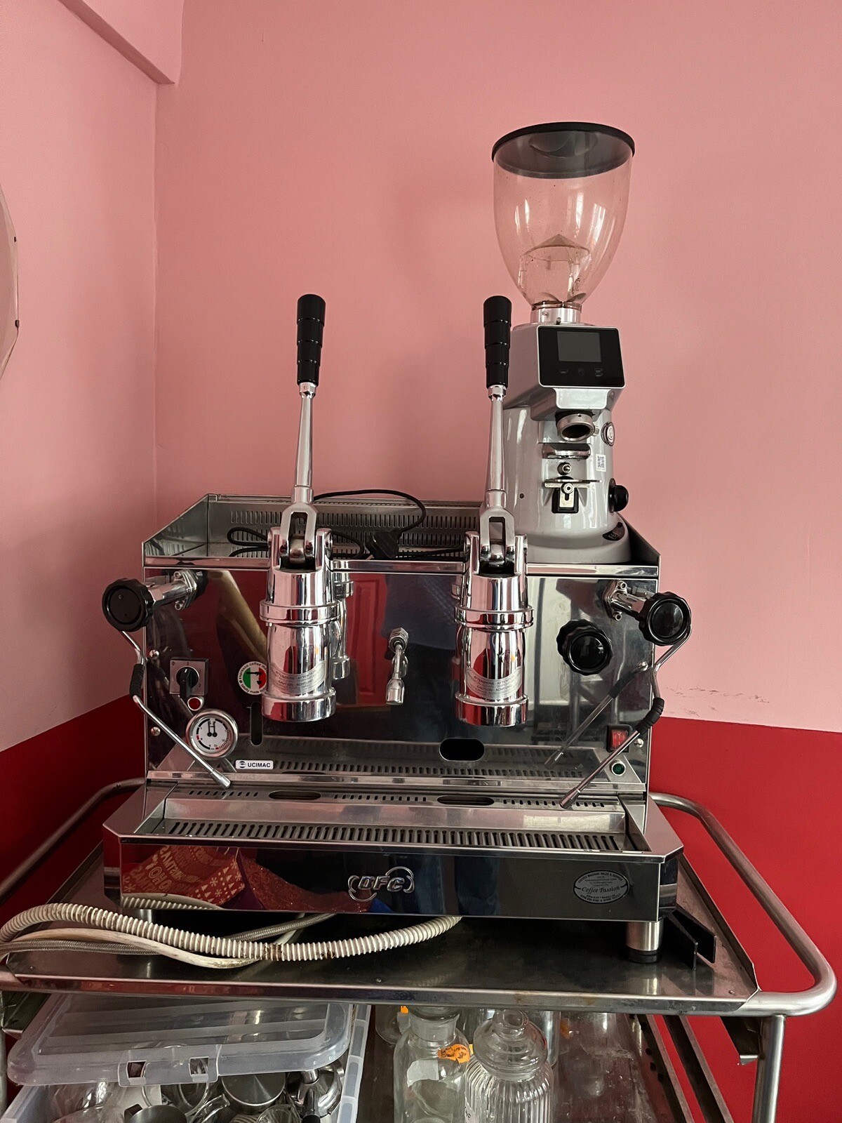 Rare Pro Italian Lever Coffee Machine eBay