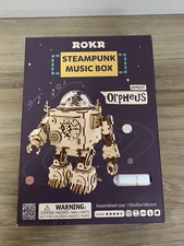 ROKR STEAMPUNK MUSIC BOX AM680 SUBMARINE 160 PIECES FOR 14+ NEW SEALED 7x3x7.75