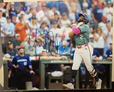 Yandy Diaz Tampa Bay Rays SIGNED 8x10 Autographed Exact Proof MLB All Star Game