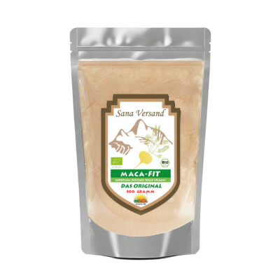 Maca Fit 500g BIO Pulver aus Peru Junin, reines Gelbes-Macca-Pulver (Maka)