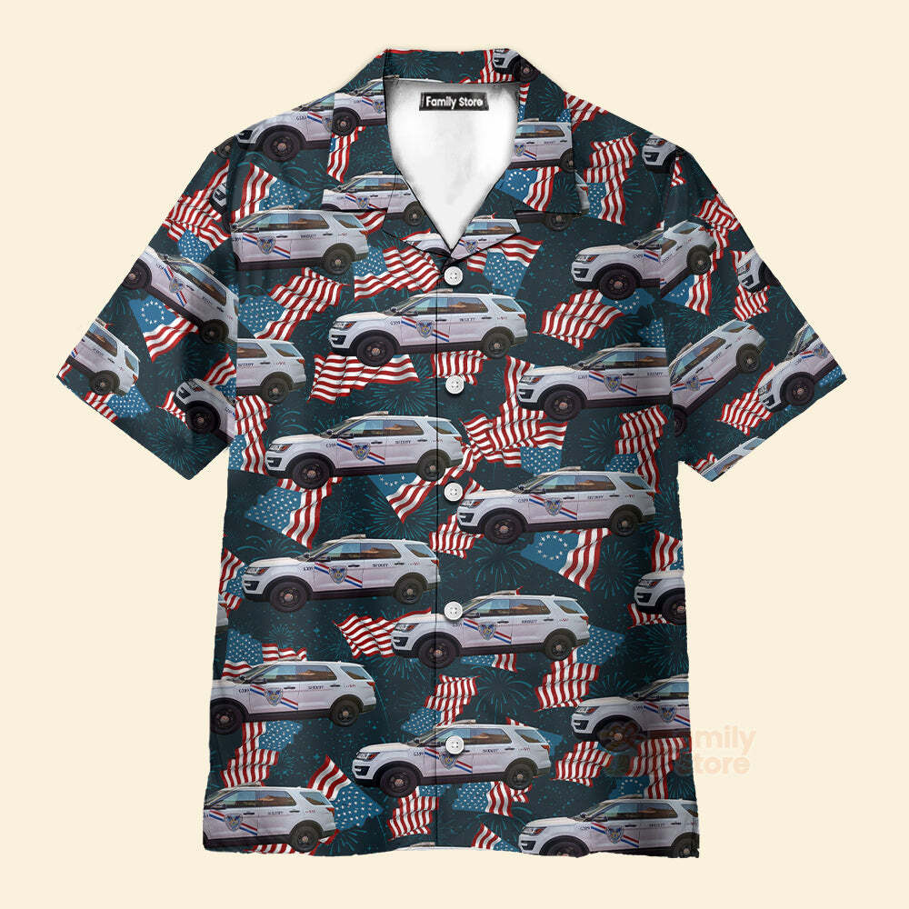 Jefferson Parish Sheriff Office 4Th Of July Hawaiian Shirt