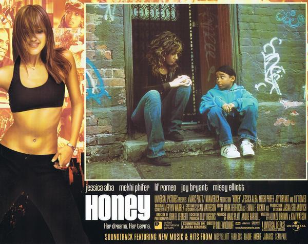 HONEY - 2003 - original 11x14 Lobby Card #3 - JESSICA ALBA, LIL
