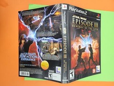 Star Wars Episode 3 PS2 ARTWORK ONLY Authentic Original