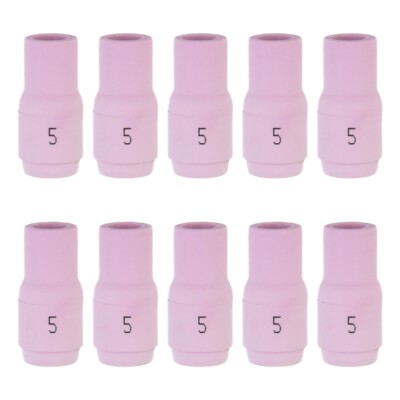 10x 13N09 WIG TIG keramische Gasdüse Keramikdüse Keramik Düse SR9 SR20 Gr. 5 8mm