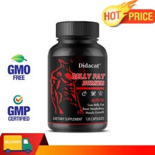 Belly Fat Burner 120 Capsules - Burn Fat, Weight Management, Detox, Weight Loss
