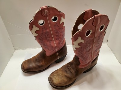 white square toe cowgirl boots