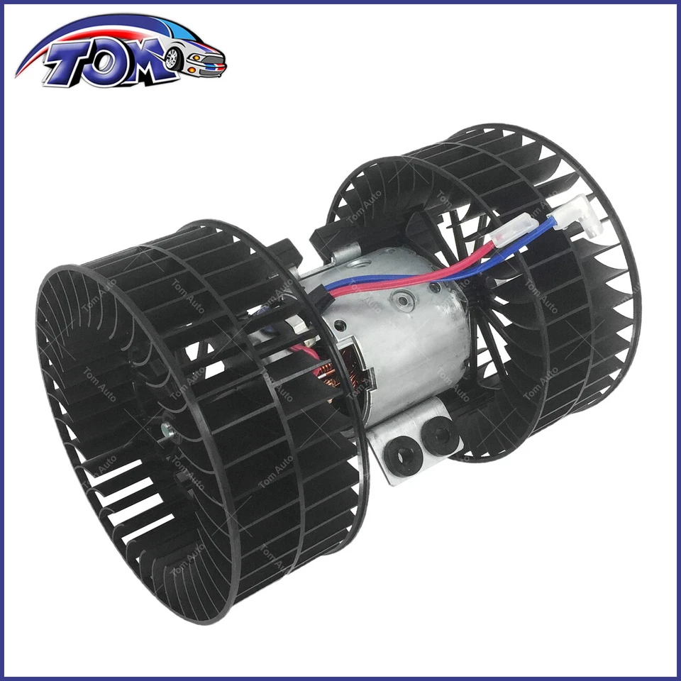 Nuevo calentador soplador motor doble ventilador jaulas delantero para BMW 740i 740iL 750iL 95-01 Foto 3 de 4