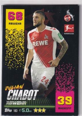 Topps Match Attax Bundesliga 22/23 Nr. 183 Julian Chabot