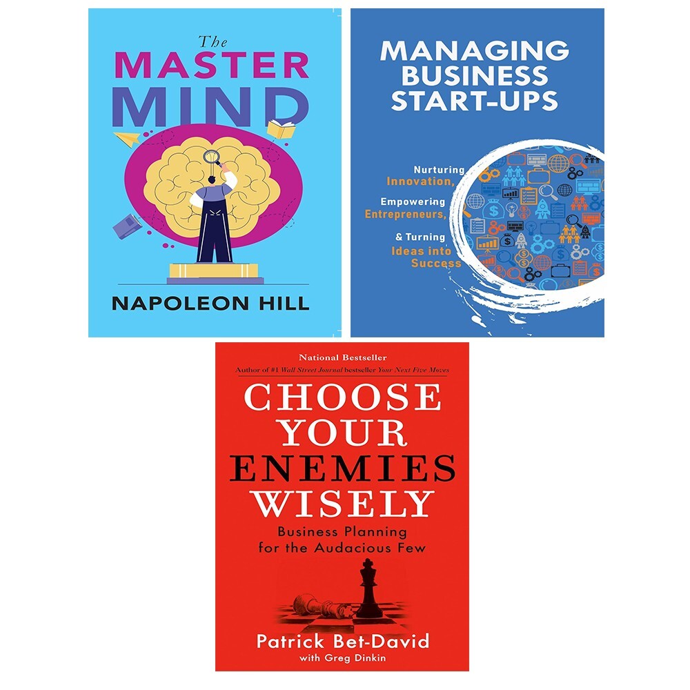 Choose Your Enemies Wisely HB, Managing Business Start-Ups, Master Mind 3 Books