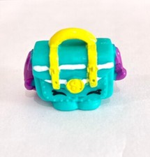 New Shopkins Fashion Spree Rare Teal Blue Satchel FS-040