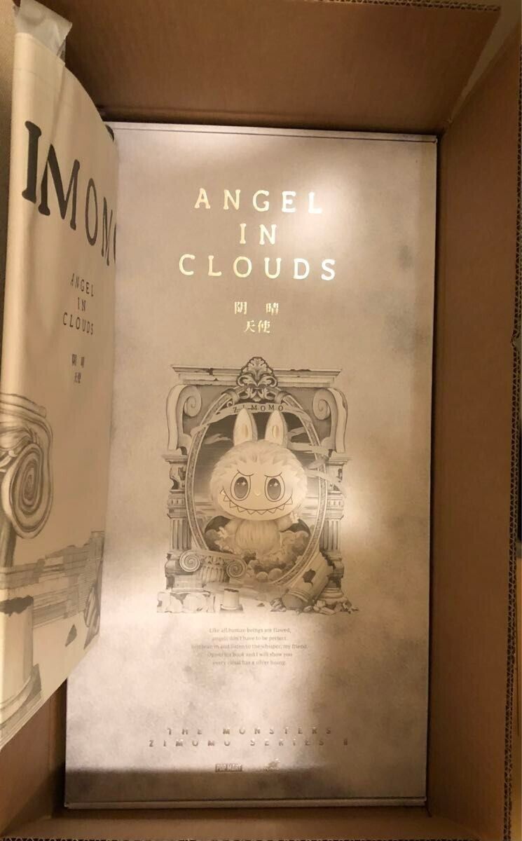 POP MART THE MONSTERS Angel in Clouds Labubu Vinyl Plush POP MART THE MONSTERS Angel in Clouds Labubu Vinyl Plush