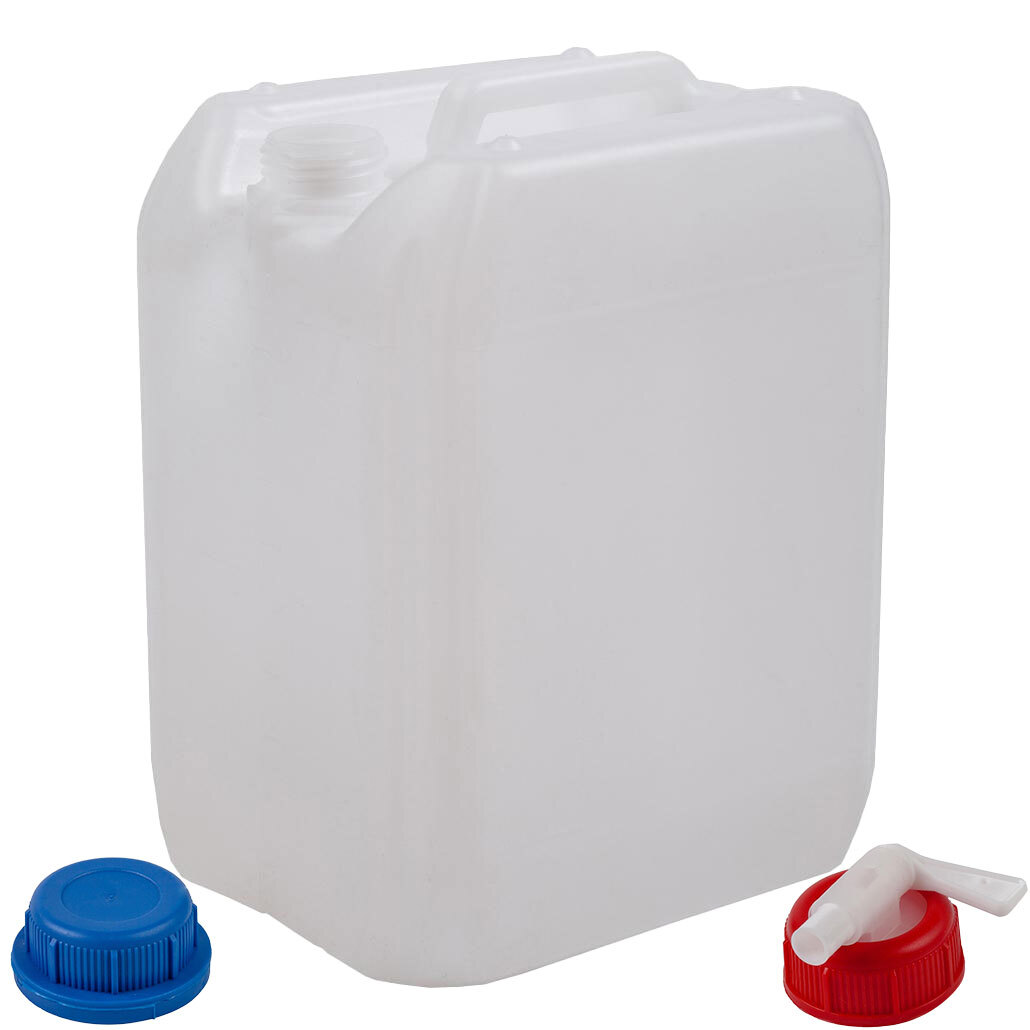F & R Wasserkanister mit Hahn 120 Liter aus HDPE I I Regentonne mit Deckel I Kanister Hahn I Wasserbehälter mit Hahn I Wassertank I Fass mit Deckel I Regenwassertank Grün