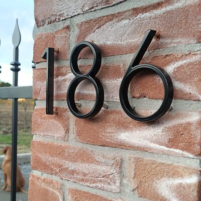 House Number for Outdoor, Mailboxes Number, Address Sign Metal Exterior Decor