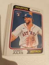 2023 Topps Heritage High Number Corey Julks RC #623 Lot Of 10 {Astros}