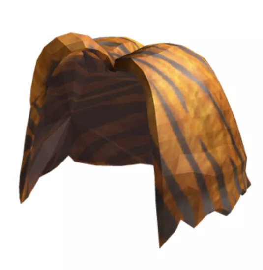 Roblox Toy Code Tiger Hair Accessory Virtual Item Messaged