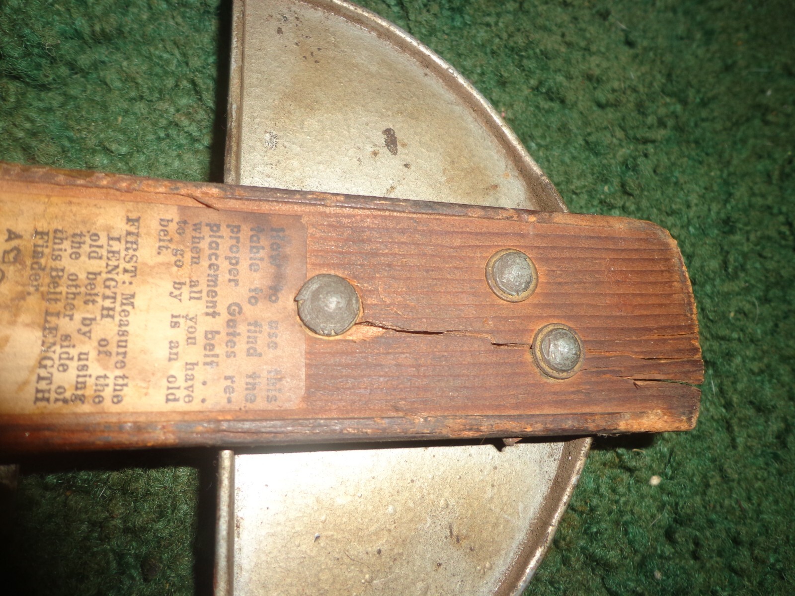 Antique Gates V Belt Length Finder 3 Feet Long (dd) (e42) eBay