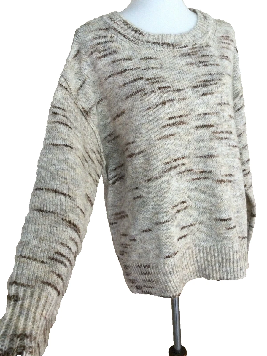 Cream colored store oversized sweater
