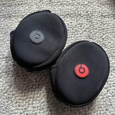 Beats By Dr Dre Headphones Zip Carrying Soft Bag Pouch Zipper Case NO HEADPHONES