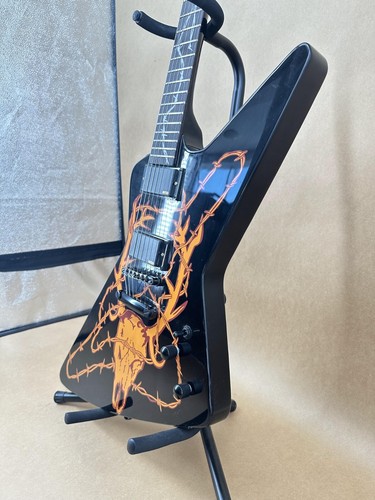 NEW!Black Explorer Electric Guitar deer head body HH Pickup Guitar - Picture 12 of 14