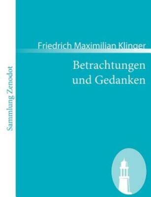Betrachtungen Und Gedanken