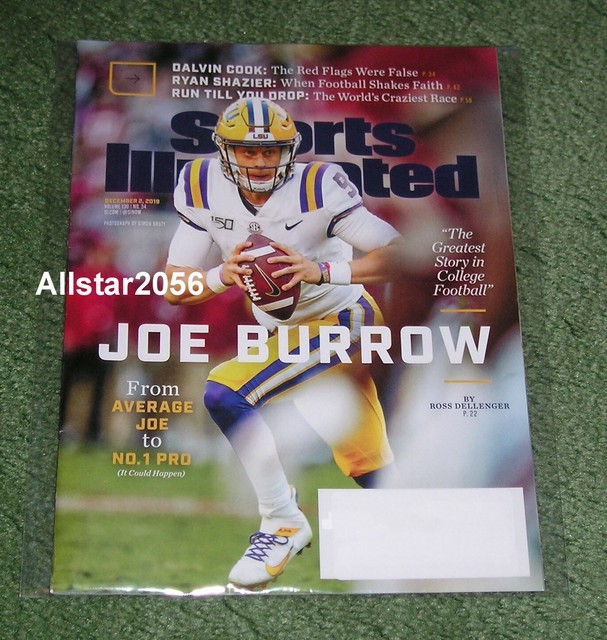2019 JOE BURROWSPORTS ILLUSTRATEDLSU TIGERSHEISMAN WINNERISSUE HAS