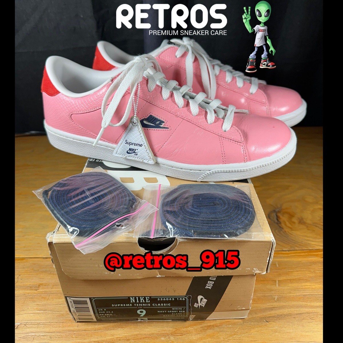 Size Nike Supreme Tennis Classic 556045-146