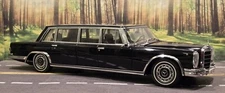 **READ** 1/18 AutoArt Mercedes-Benz 600 Pullman LWB Black Limousine Diecast 