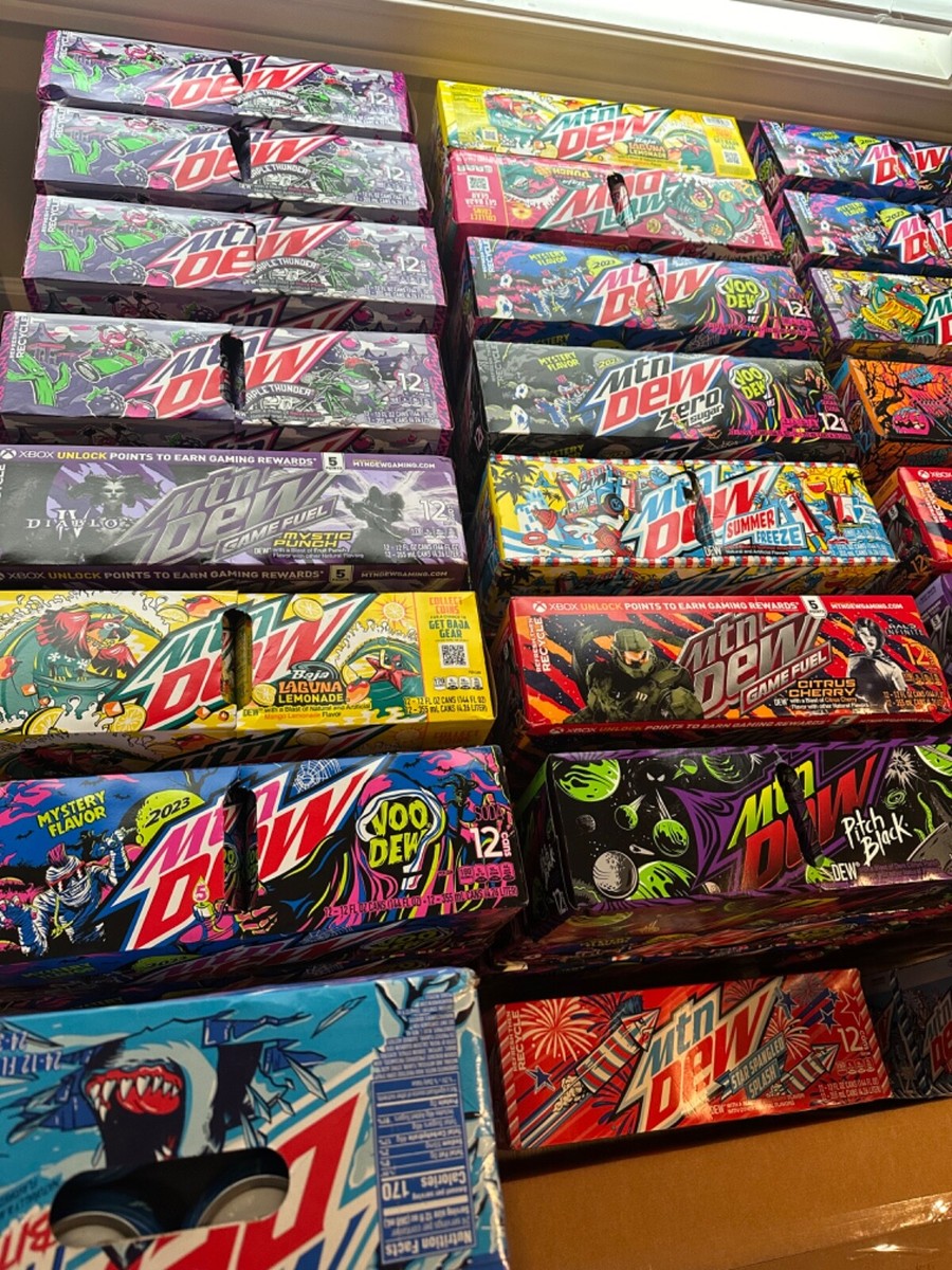 Mountain Dew Rare/Discontinued 12oz Cans Lot Of 12 | eBay