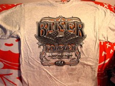 BIKER MOTORCYCLE T-SHIRT SHIRT