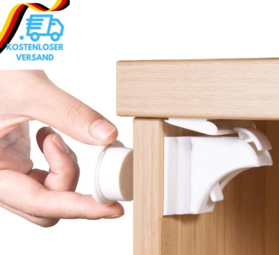 Norjews Baby Sicherheit Magnetisches Schrankschloss(20 Schlösser + 3 Schlüssel)