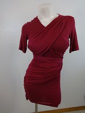 ALI RA WOMENS SHORT MAGENTA PINK STRETCH VISCOSE DRESS SIZE 0