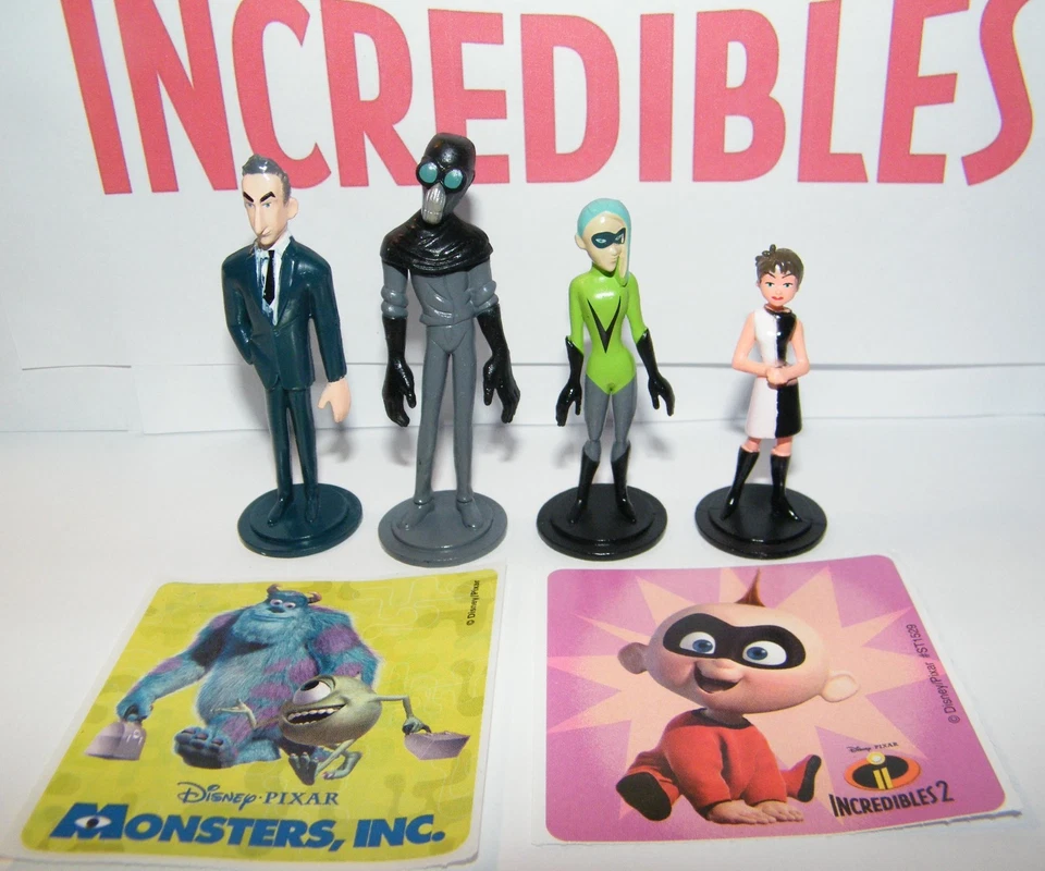 Juego de 15 figuras de película Disney Increíbles 2 con nuevos personajes, ciclo y bonificación Foto 3 de 4