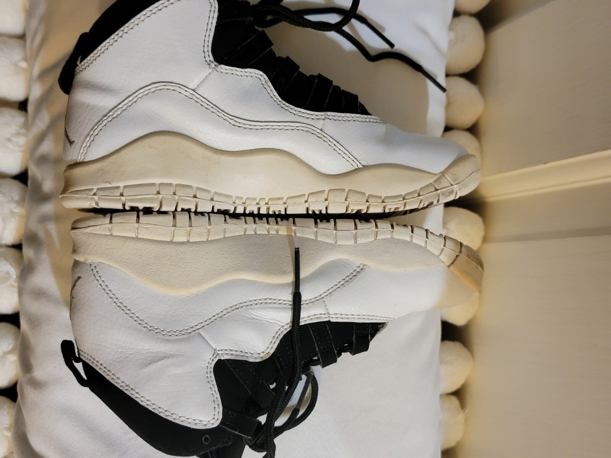 NIKE AIR JORDAN RETRO 10 BP SUMMIT WHITE/BLACK 310807-104 SIZE 12C