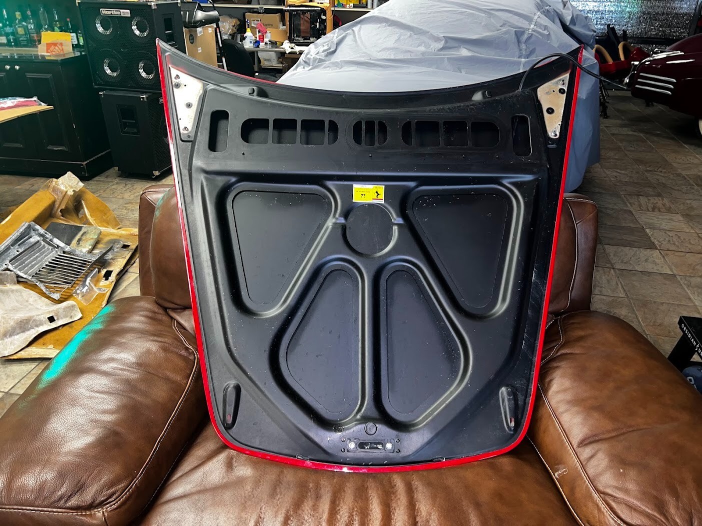 Ferrari F430 Spyder Spider Front Hood Bonnet OEM Rosso Corsa 3500 mile car