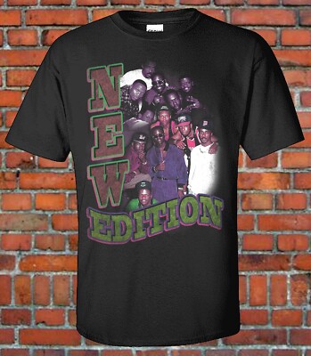 New Edition R&B Music Group Singer T-Shirt Unisex Cotton Tee Classic EXCLUSIVE