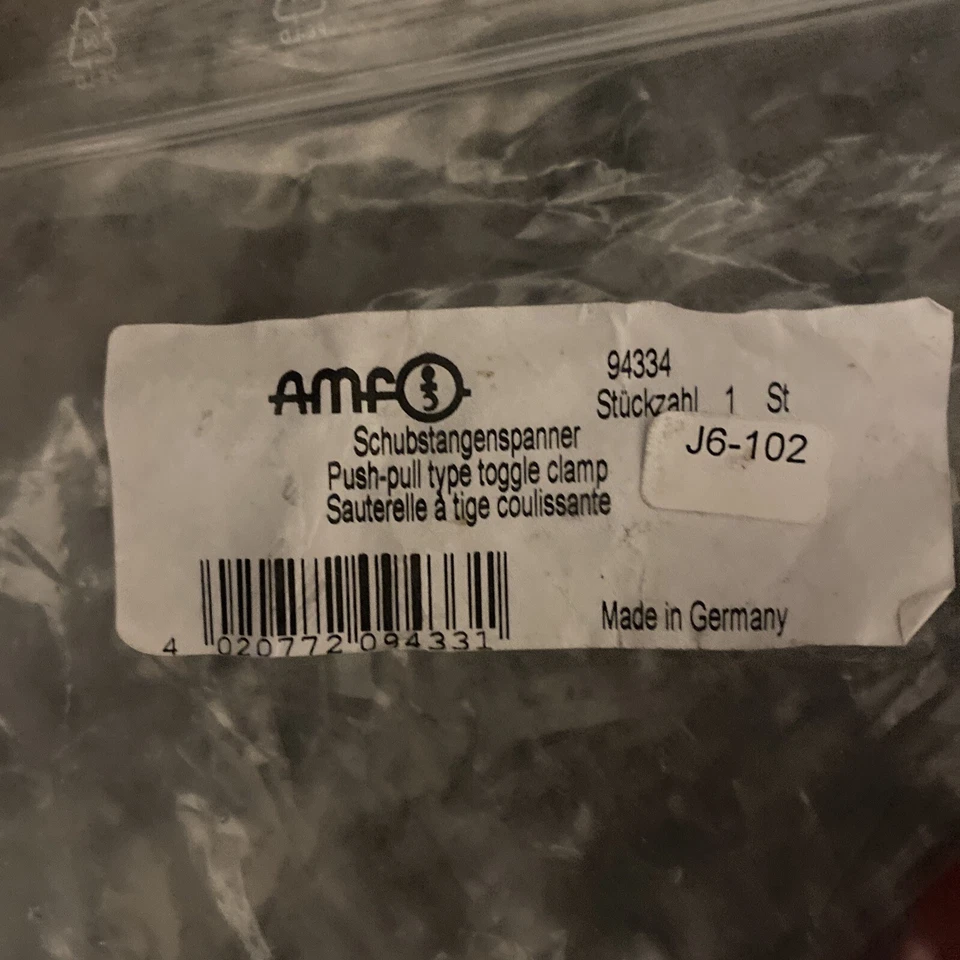 AMF Push-pull clamp No. 6844 size 5 short 94334 - Image 4 of 4