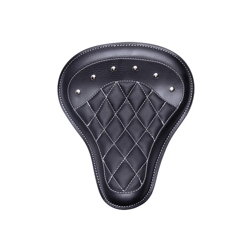 For Harley Softail FXSTC FXSTS Bobber Motorcycle 13" Large Solo Seat w/ Spring - Picture 9 of 11