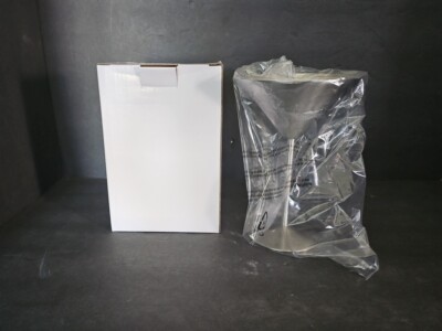Russian Standard Vodka Stainless Steel Martini Cocktail glass 6 oz New 