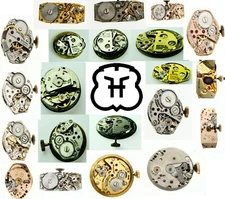 FHF Fontainemelon Used Antique Vintage Watch Movement For Parts Repair Verities 